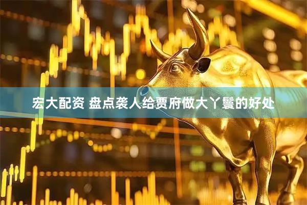 宏大配资 盘点袭人给贾府做大丫鬟的好处